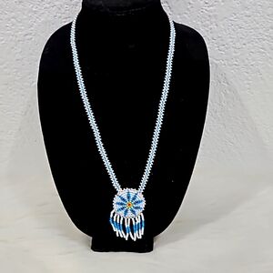 Hand crafted Native American Necklace.